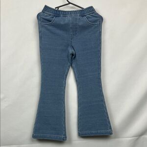 Andy and Evan Blue blue flare knit jegging pants NWOT size 3T